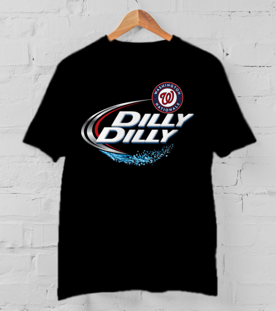 Washington Nationals Dilly Dilly Logo Splash T-Shirt
