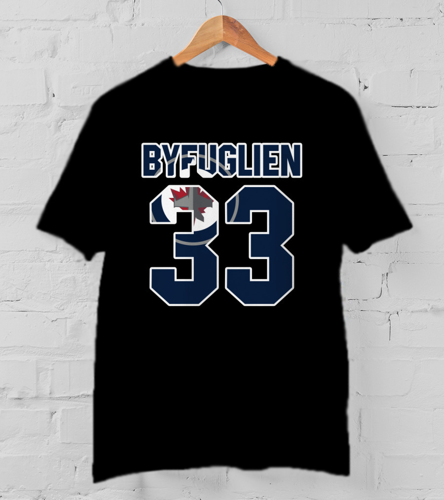 Winnipeg Jets Byfuglien 33 NHL Hockey Player Fan Gear T-Shirt