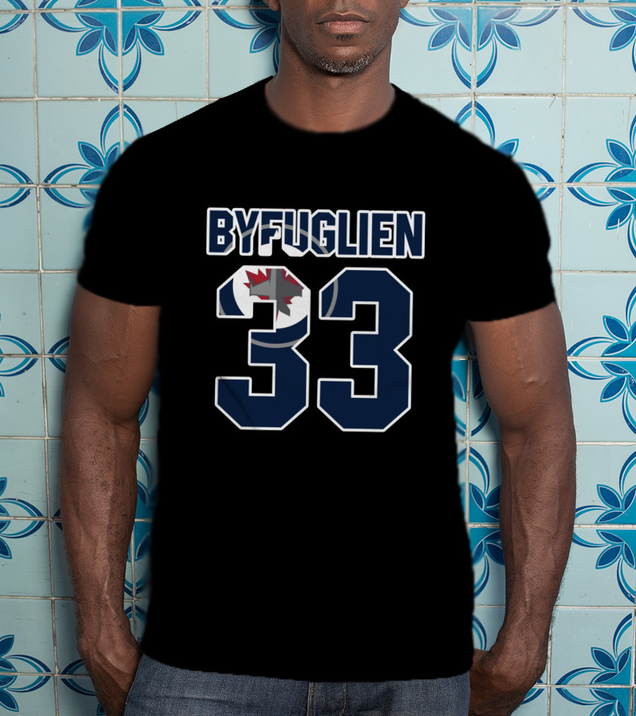 Winnipeg Jets Byfuglien 33 NHL Hockey Player Fan Gear T-Shirt