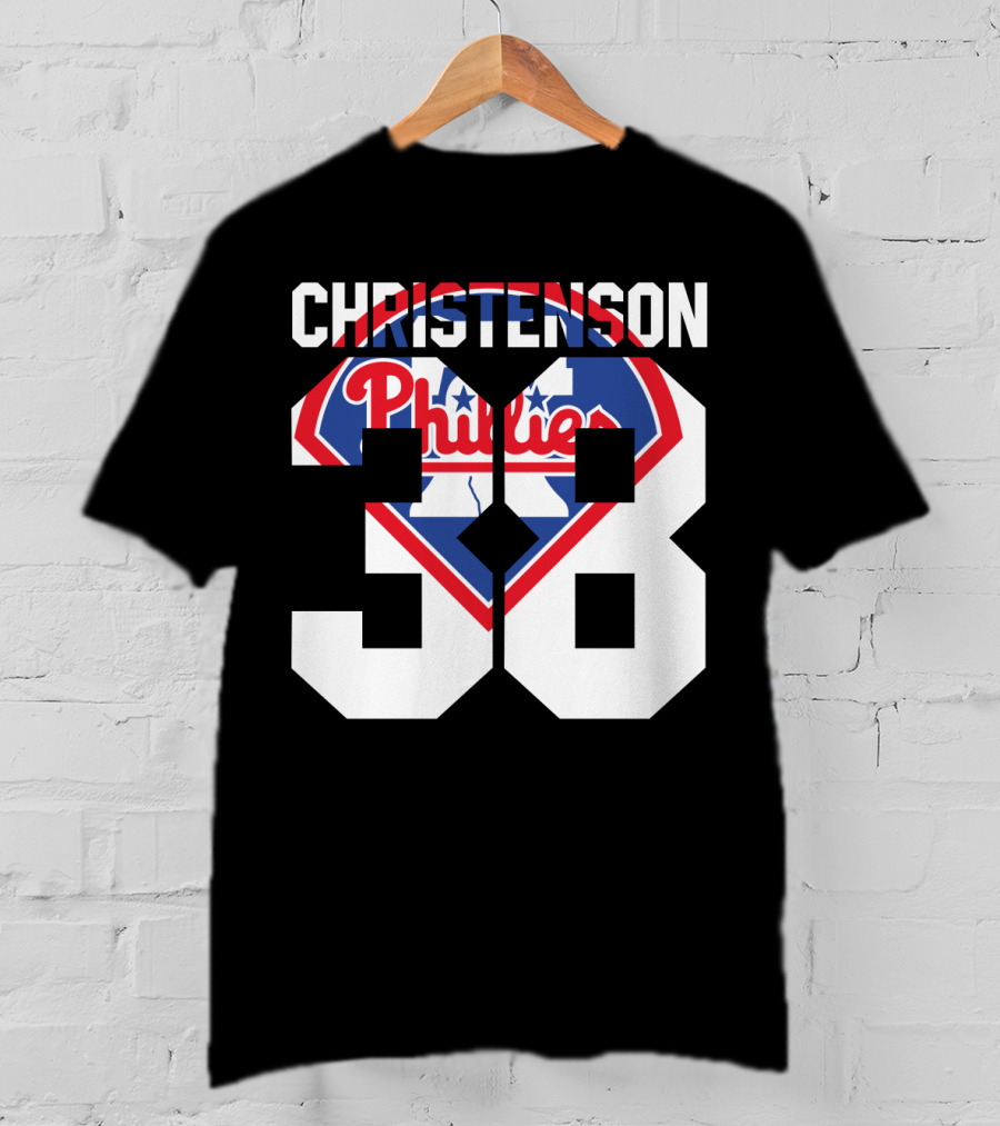 Christenson 38 Philadelphia Phillies 1981 Baseball T-Shirt