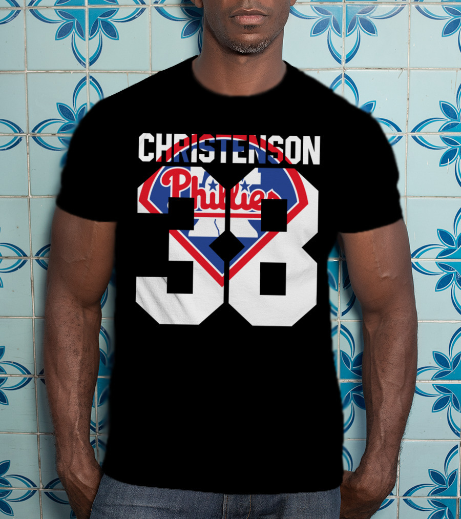 Christenson 38 Philadelphia Phillies 1981 Baseball T-Shirt