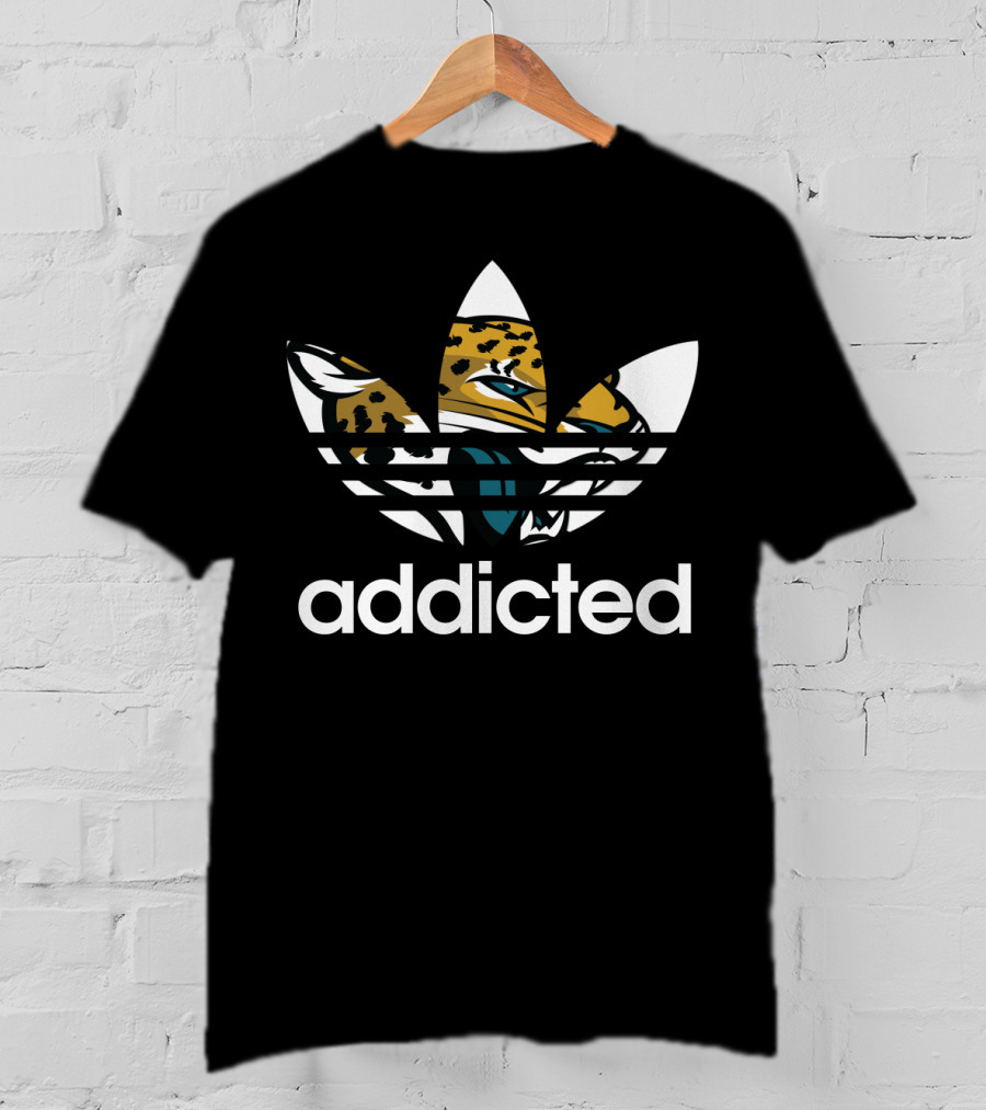 Jacksonville Jaguars Addicted Nfl Fan T-Shirt
