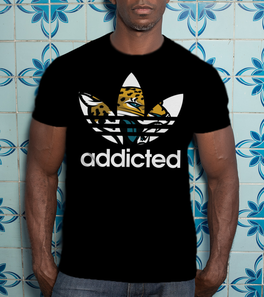 Jacksonville Jaguars Addicted Nfl Fan T-Shirt