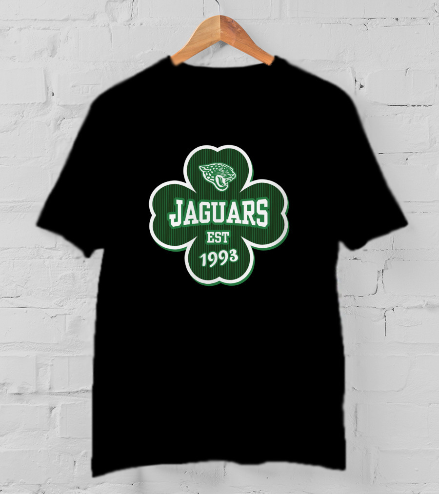 Jacksonville Jaguars Shamrock Est 1993 T-Shirt