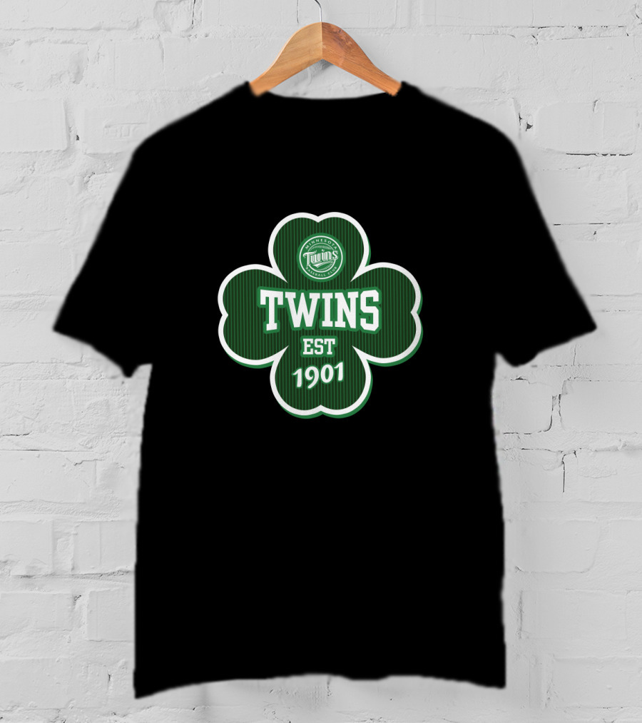 Minnesota Twins Shamrock EST 1901 St Patrick's Day T-Shirt
