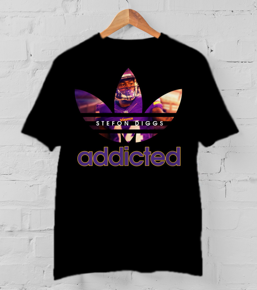 Stefon Diggs Minnesota Vikings Addicted Nfl T-Shirt