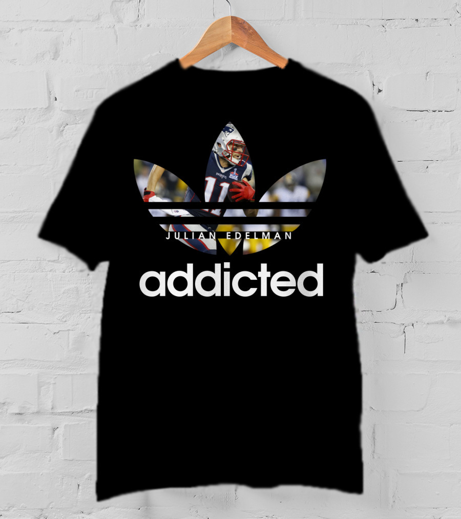 New England Patriots Julian Edelman Addicted Nfl T-Shirt