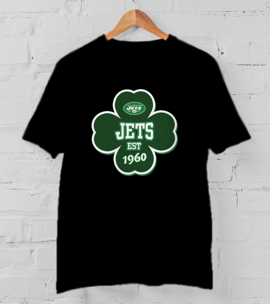 New York Jets Clover Est 1960 Patrick's Day T-Shirt