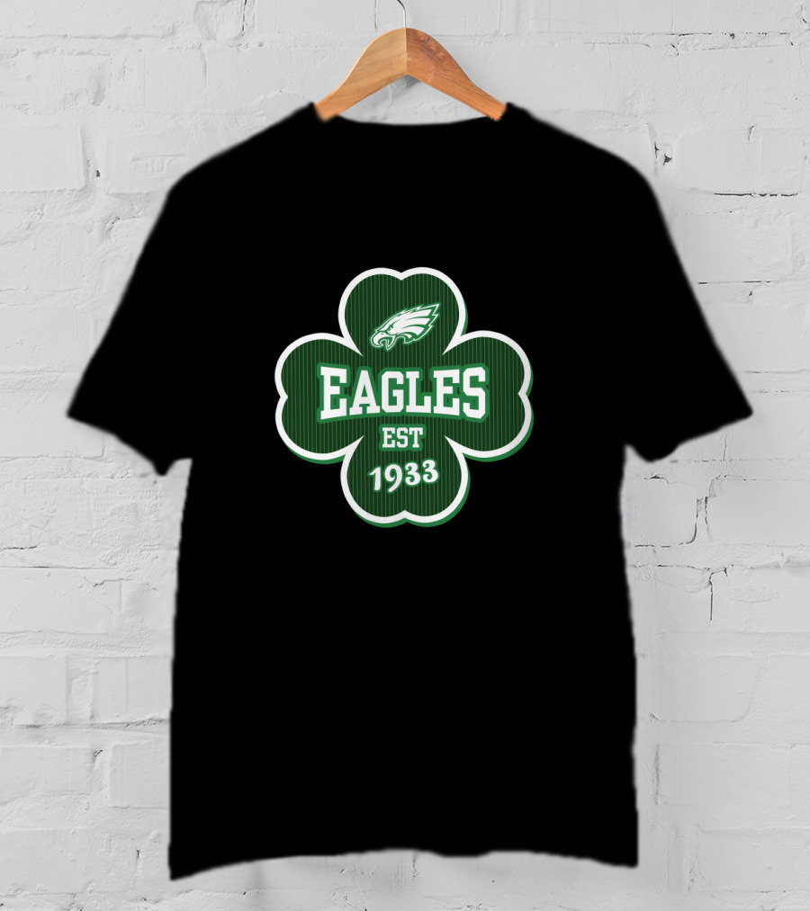 Eagles Est 1933 Philadelphia Clover T-Shirt