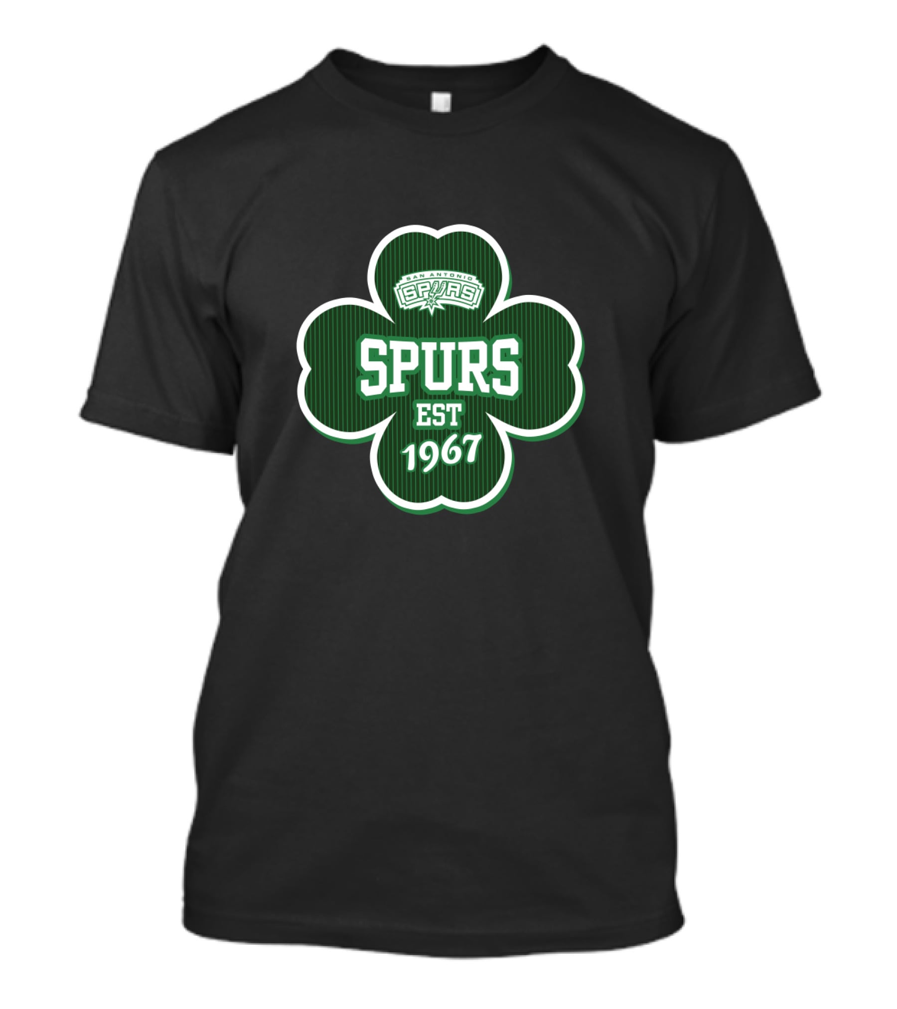San Antonio Spurs St Patrick's Day Shamrock Est 1967 T-Shirt