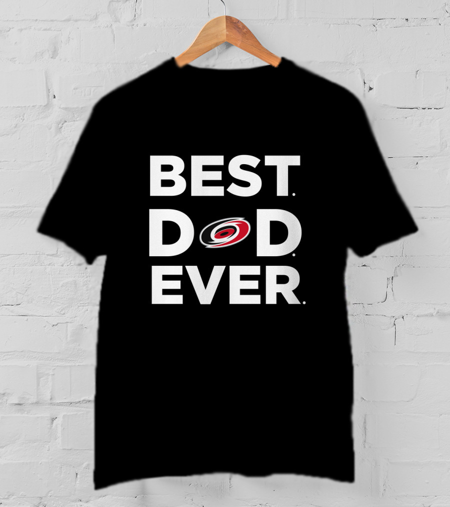 Best Carolina Hurricanes Dad Ever Gift For Dad Hockey Enthusiast T-Shirt