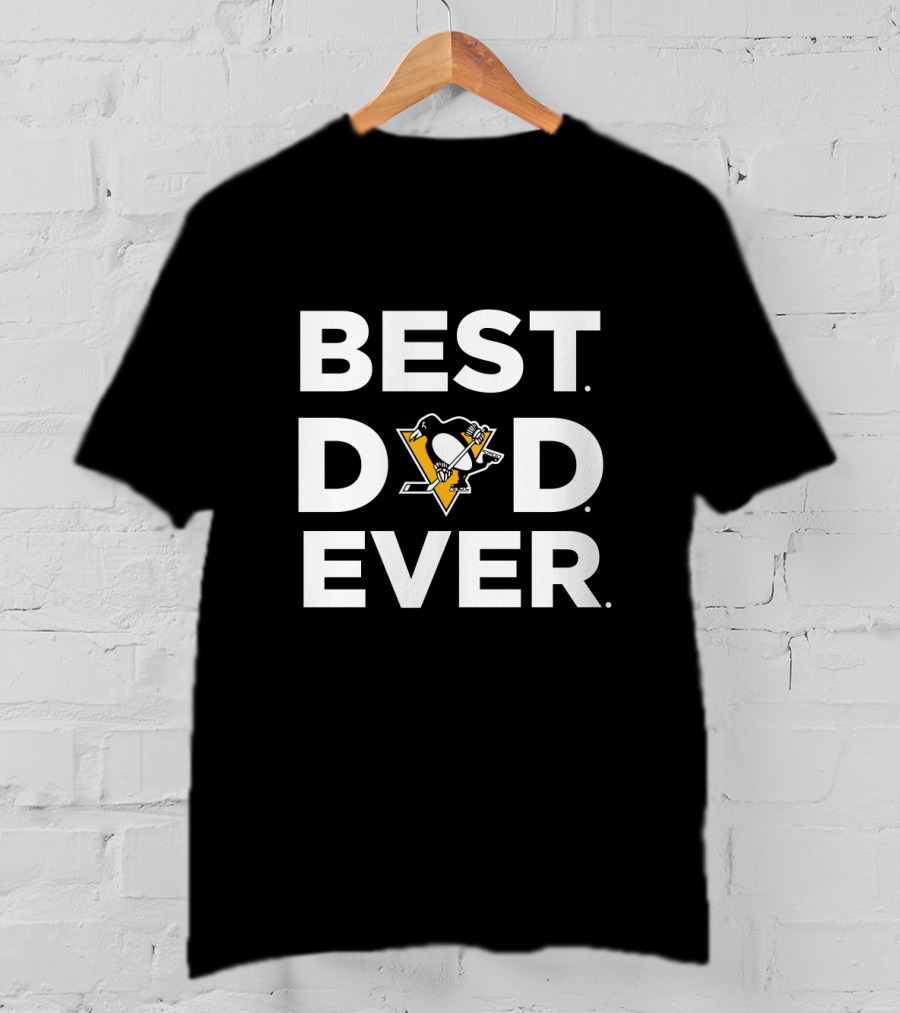 Pittsburgh Penguins Best Dad Ever Gift For Dad T-Shirt
