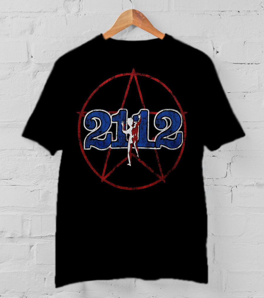 Rush 2112 Black Star Logo Iconic Album Artwork T-Shirt