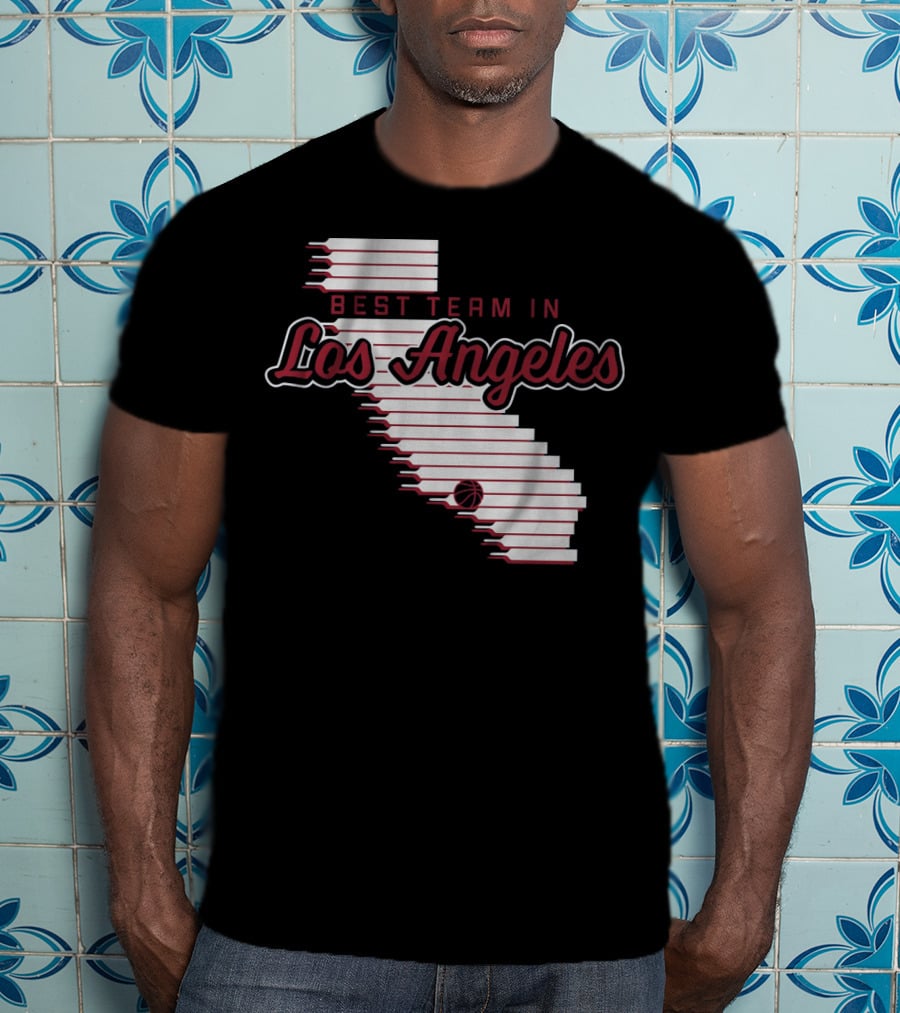 Best Team In Los Angeles ClippersTeam California Basketball T-Shirt