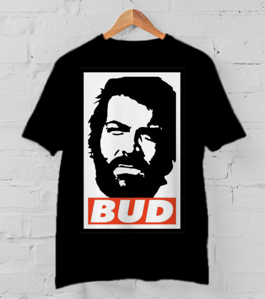 Bud Spencer Tribute Graphic Blockface T-Shirt