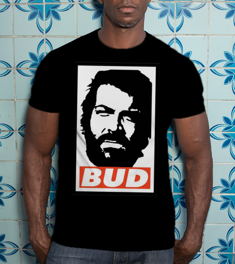 Bud Spencer Tribute Graphic Blockface T-Shirt