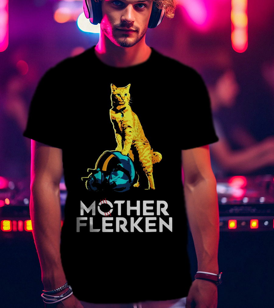 Mother Flerken Cat With Goose Helmet Marvel Fan T-Shirt