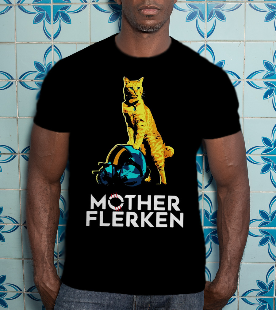 Mother Flerken Cat With Goose Helmet Marvel Fan T-Shirt