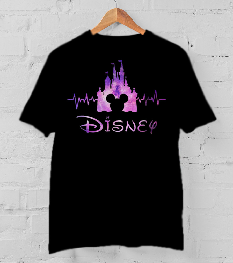 Disney Mickey Castle Heartbeat T-Shirt