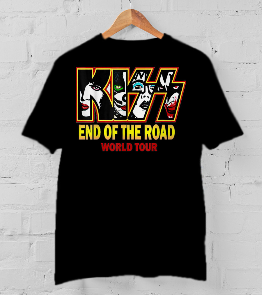 Kiss End Of The Road World Tour 2019 T-Shirt