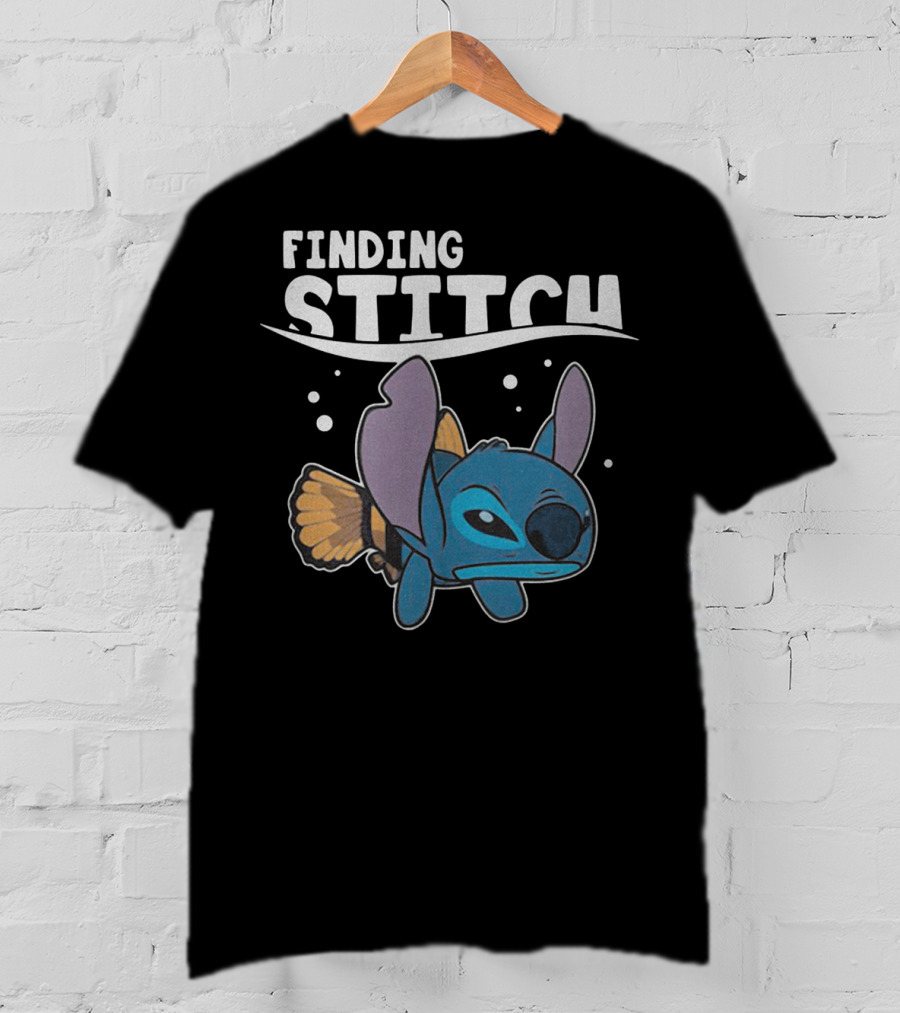 Finding Stitch Parody With Fish Imagery And Underwater T-Shirt