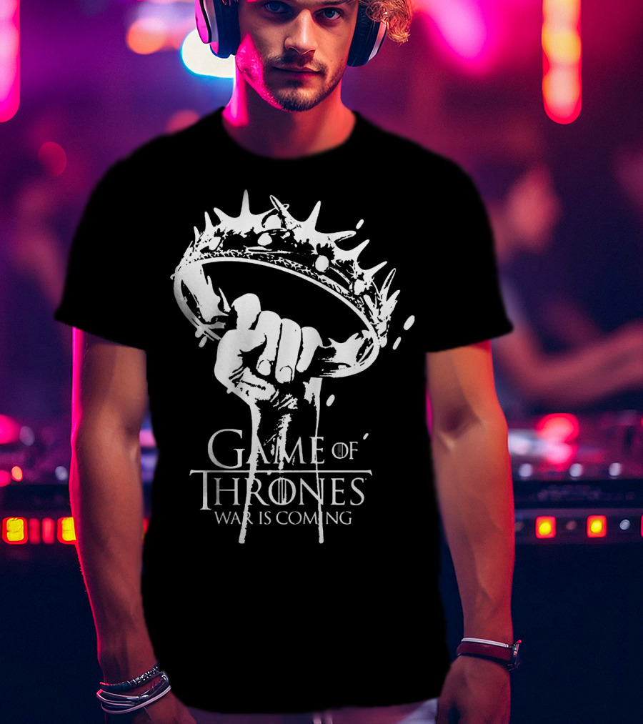 Game Of Thrones War Is Coming Crown Hand T-Shirt