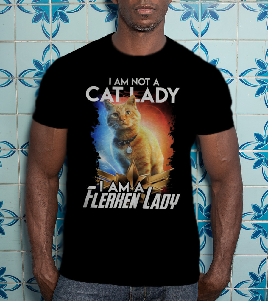 I Am Not A Cat Lady I Am A Flerken Lady Goose Cat T-Shirt
