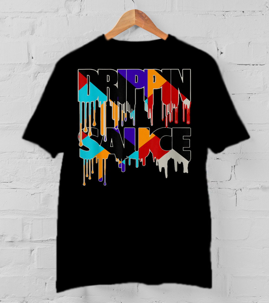 Jordan 9 Drippin Sauce Dream It Do It Bold Multicolor Drip T-Shirt