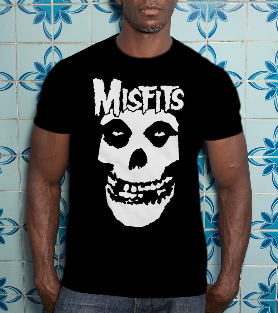 Misfits Fiend Skull Iconic Punk Rock Band T-Shirt