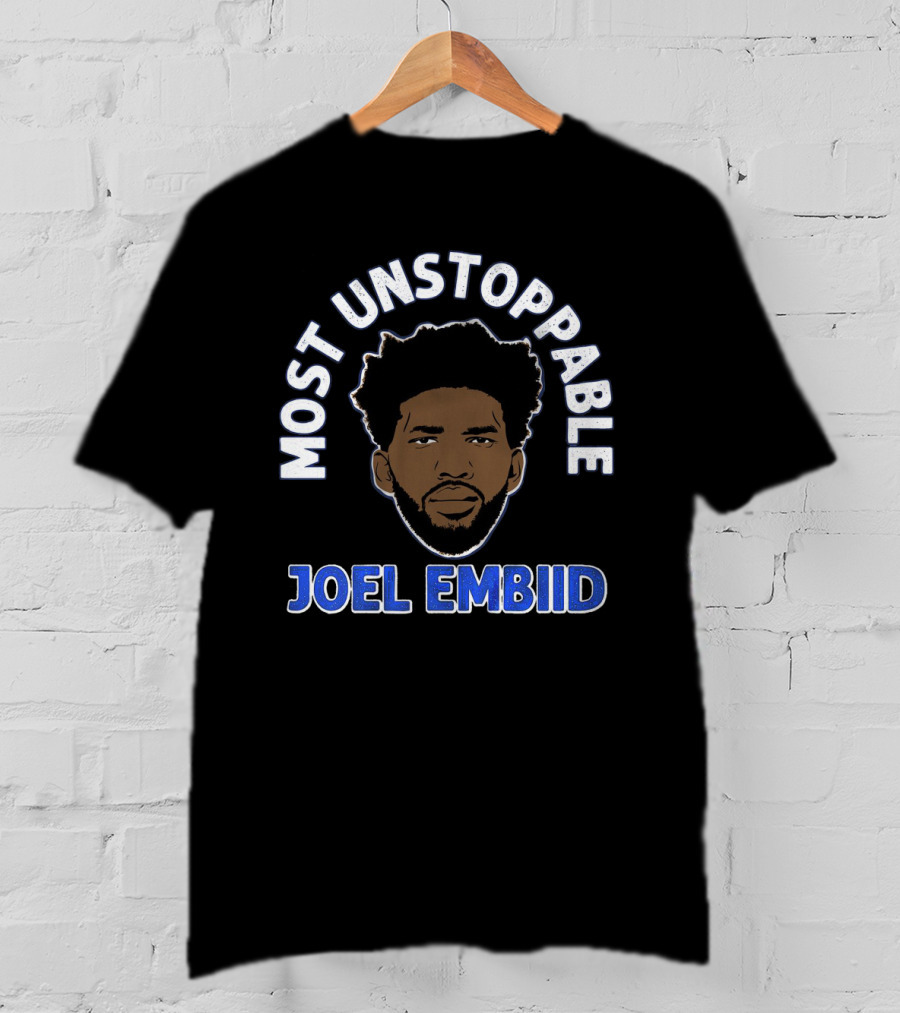 Most Unstoppable Joel Embiid NBA Basketball Star T-Shirt