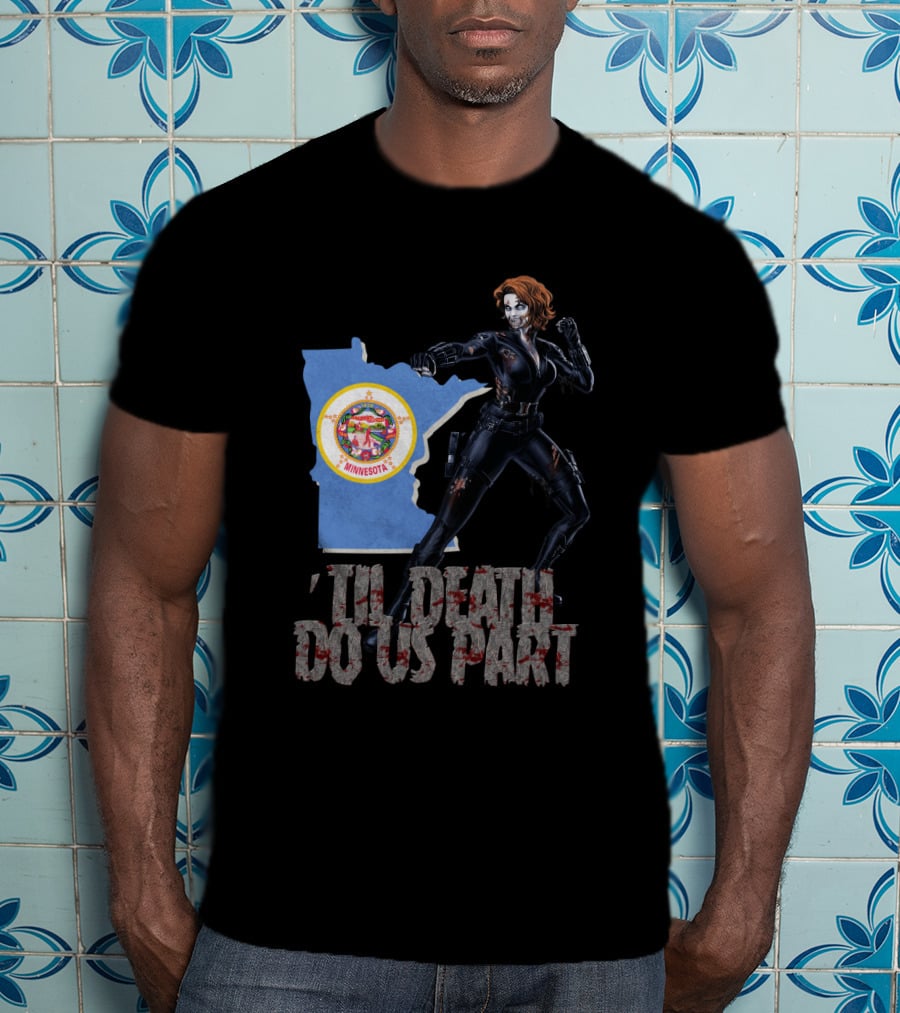 Minnesota Black Widow 'Til Death Do Us Part T-Shirt