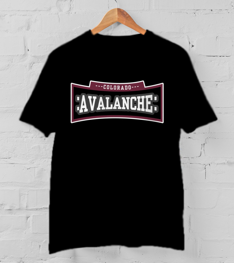 Colorado Avalanche Bold NHL Team Graphic For Fans T-Shirt