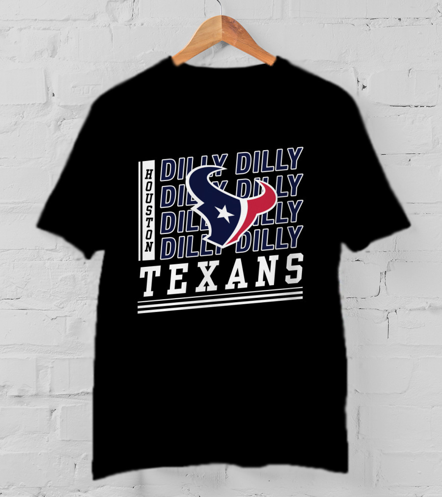 Houston Texans Dilly Dilly Bud Light Fans Football T-Shirt