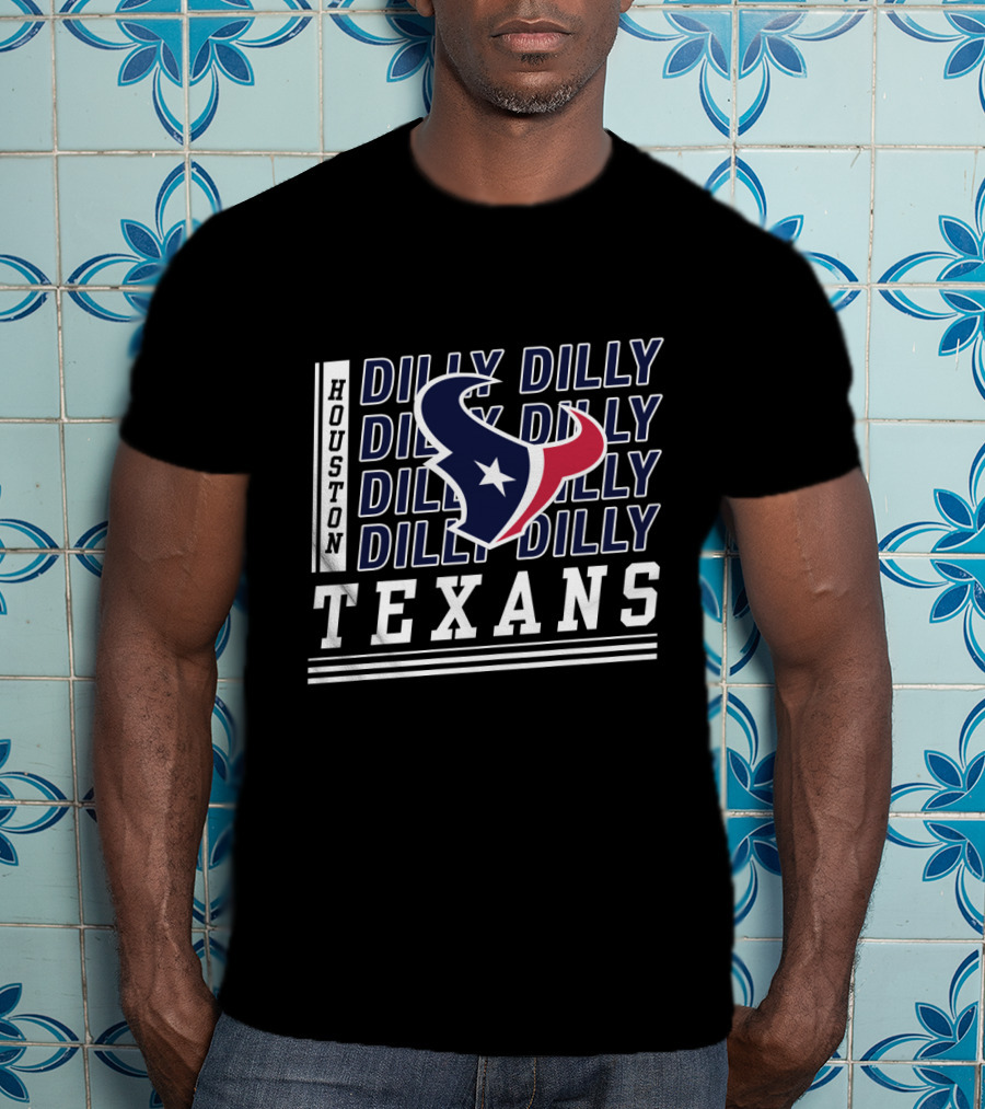Houston Texans Dilly Dilly Bud Light Fans Football T-Shirt