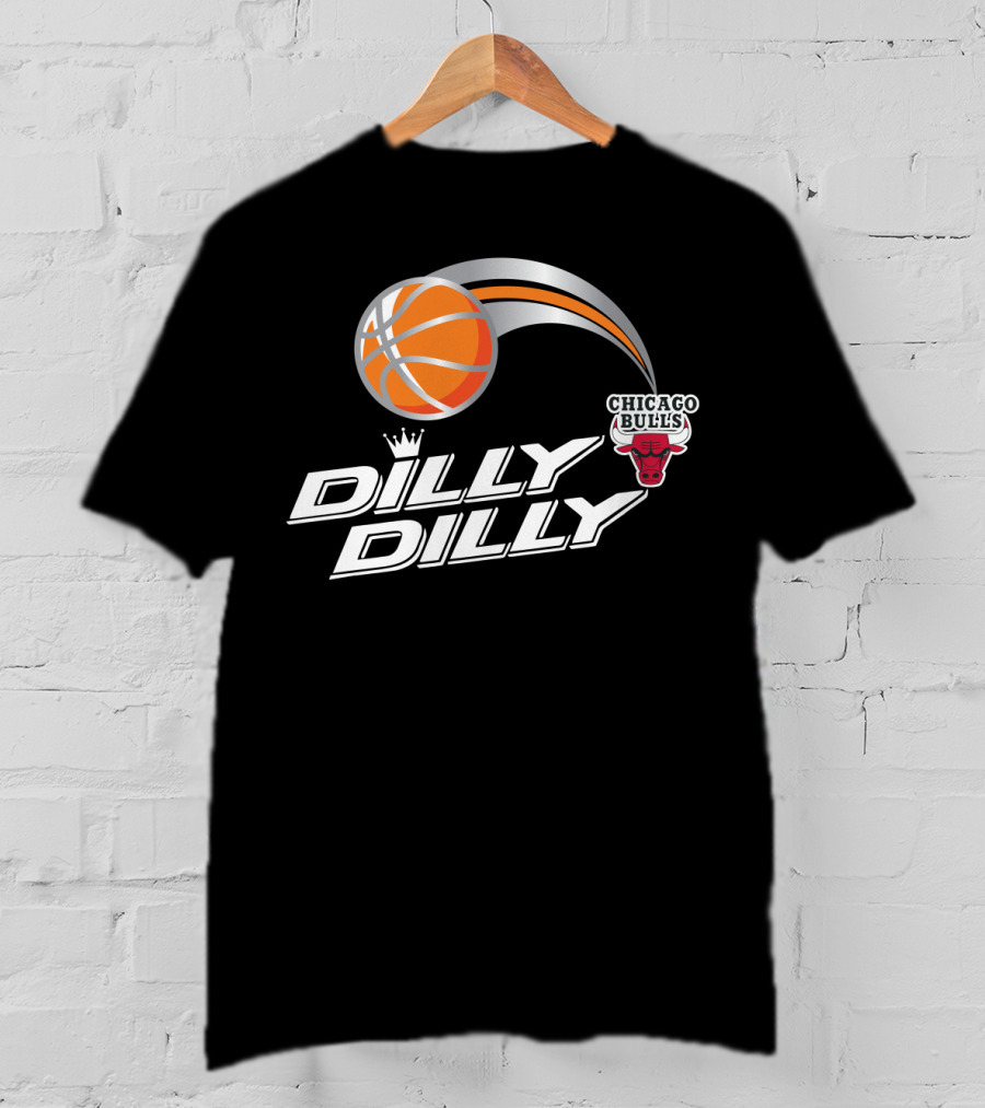 Chicago Bulls Dilly Dilly Basketball With Crown And Ball T-Shirt