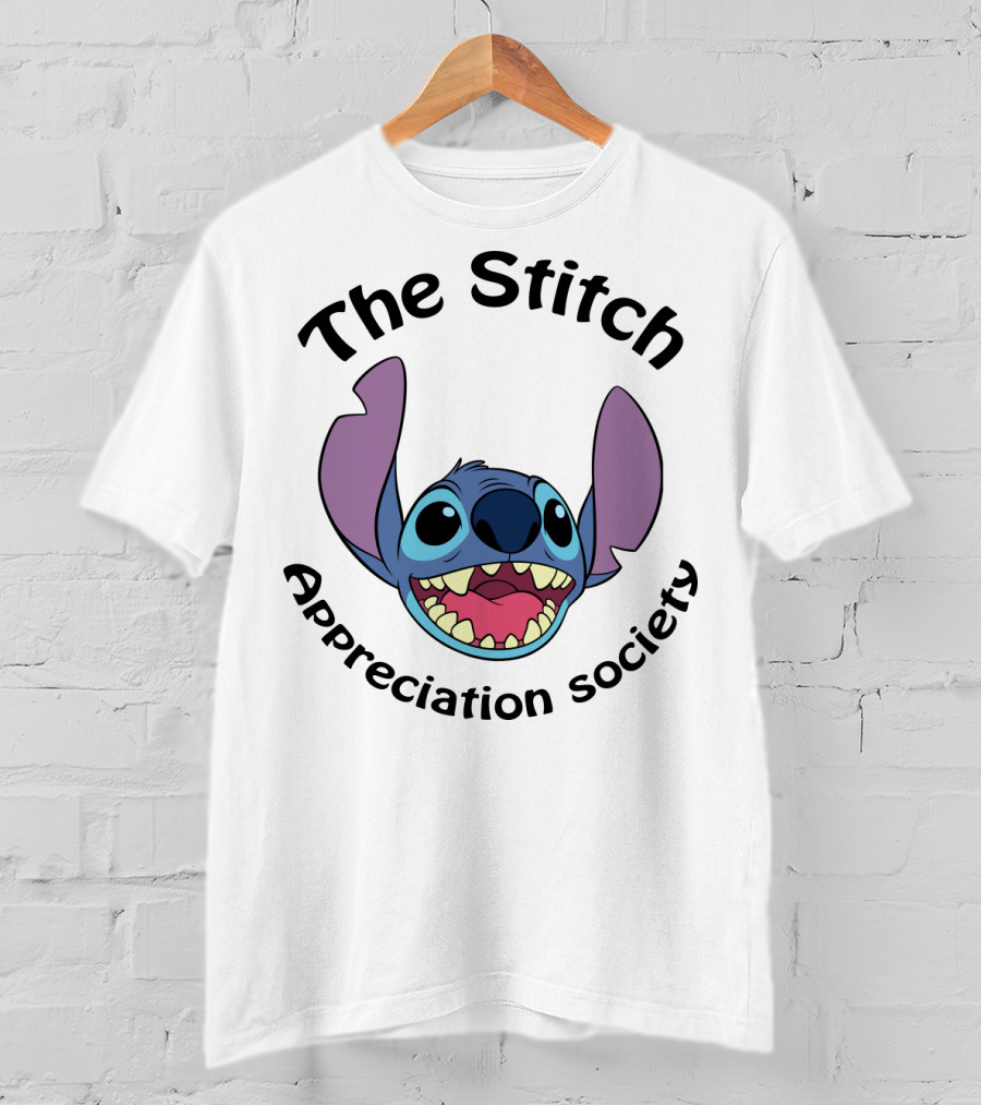The Stitch Appreciation Society Lilo And Stitch Fandom Club Emblem T-Shirt