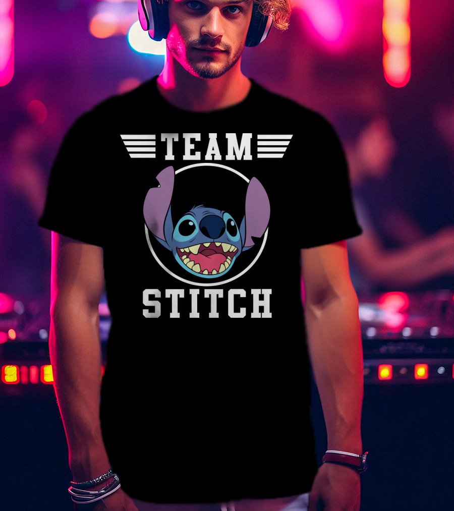 Lilo And Stitch Team Stitch Featuring Iconic Character T-Shirt
