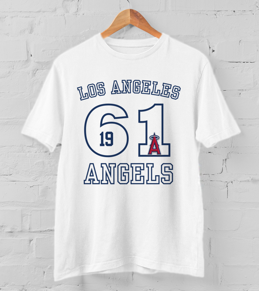 Los Angeles Angels 1961 Established Baseball Team T-Shirt