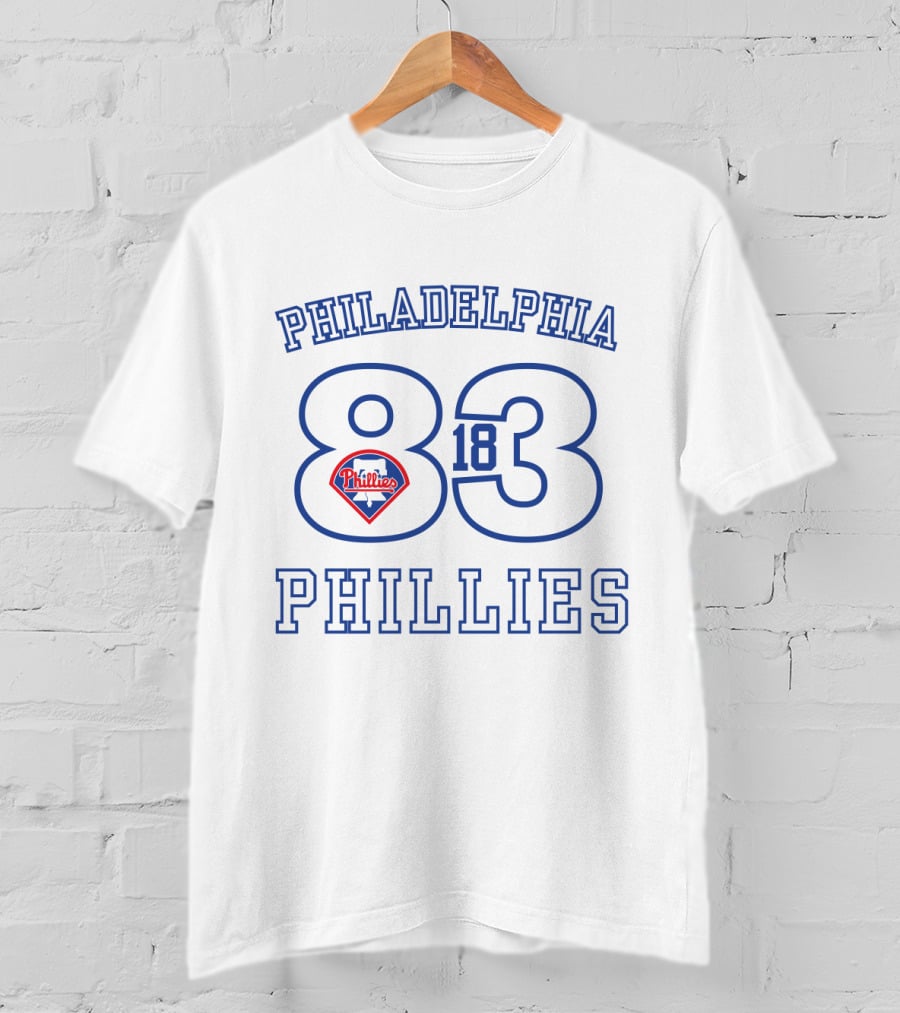 Philadelphia Phillies 1883 Retro Team Logo And Classic T-Shirt