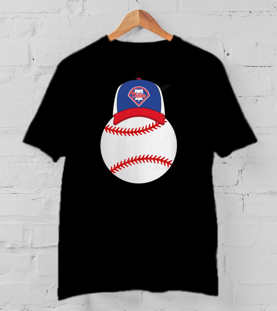 Philadelphia Phillies Mickey Mouse Baseball Hat T-Shirt