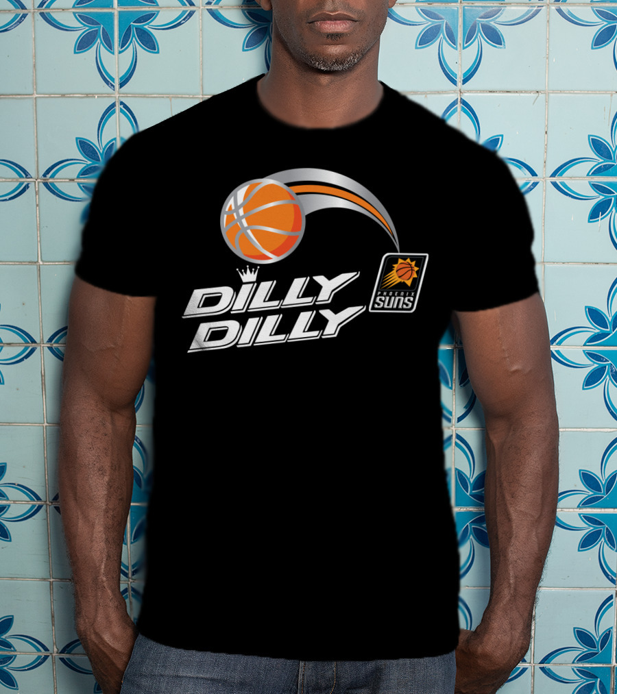 Phoenix Suns Dilly Dilly Basketball Logo With Crown And Hoop T-Shirt