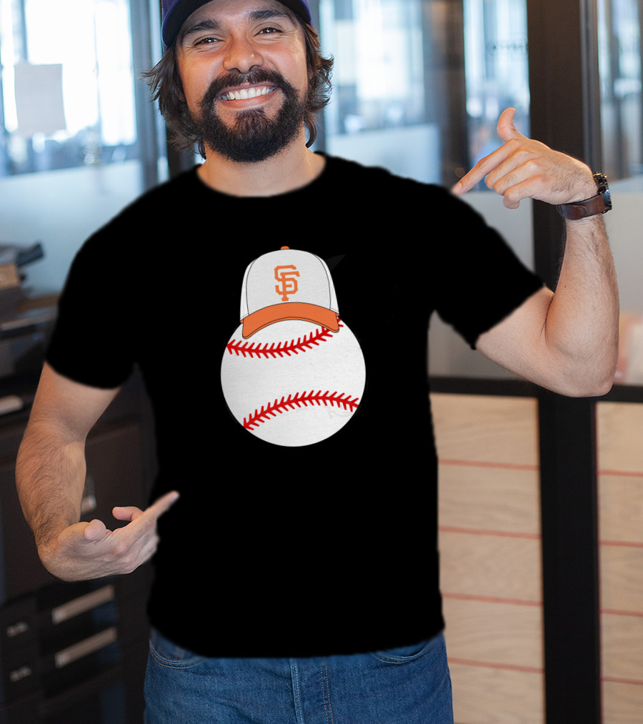 San Francisco Giants Mickey Mouse Ears Baseball Cap T-Shirt