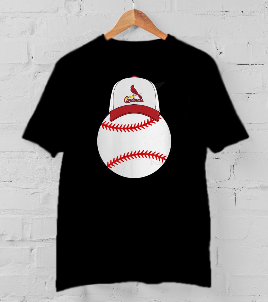 St Louis Cardinals Baseball With Mickey Ears T-Shirt