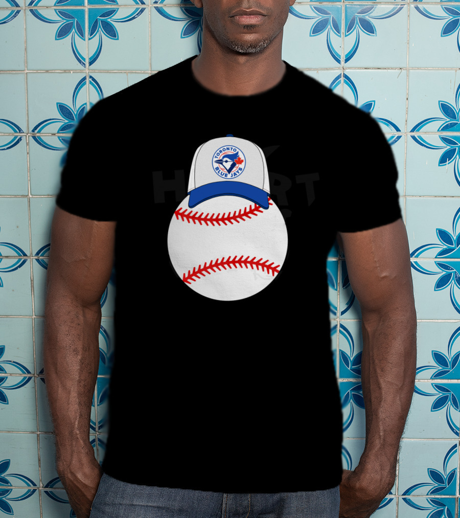 Toronto Blue Jays Mickey Mouse Baseball Cap And Ball T-Shirt