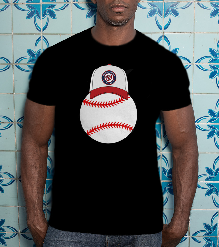 Washington Nationals Mickey Ears Baseball Cap T-Shirt