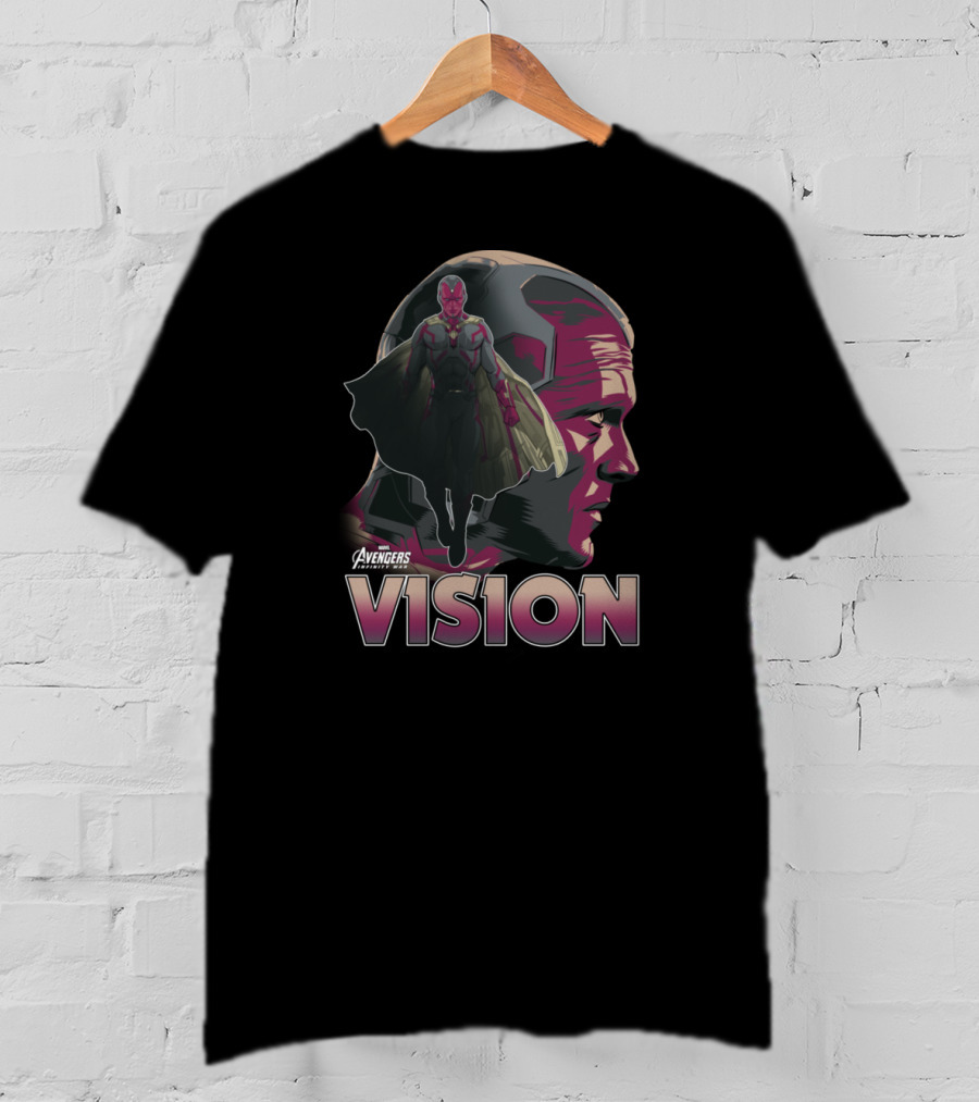 Avengers Vision Profile Infinity War T-Shirt