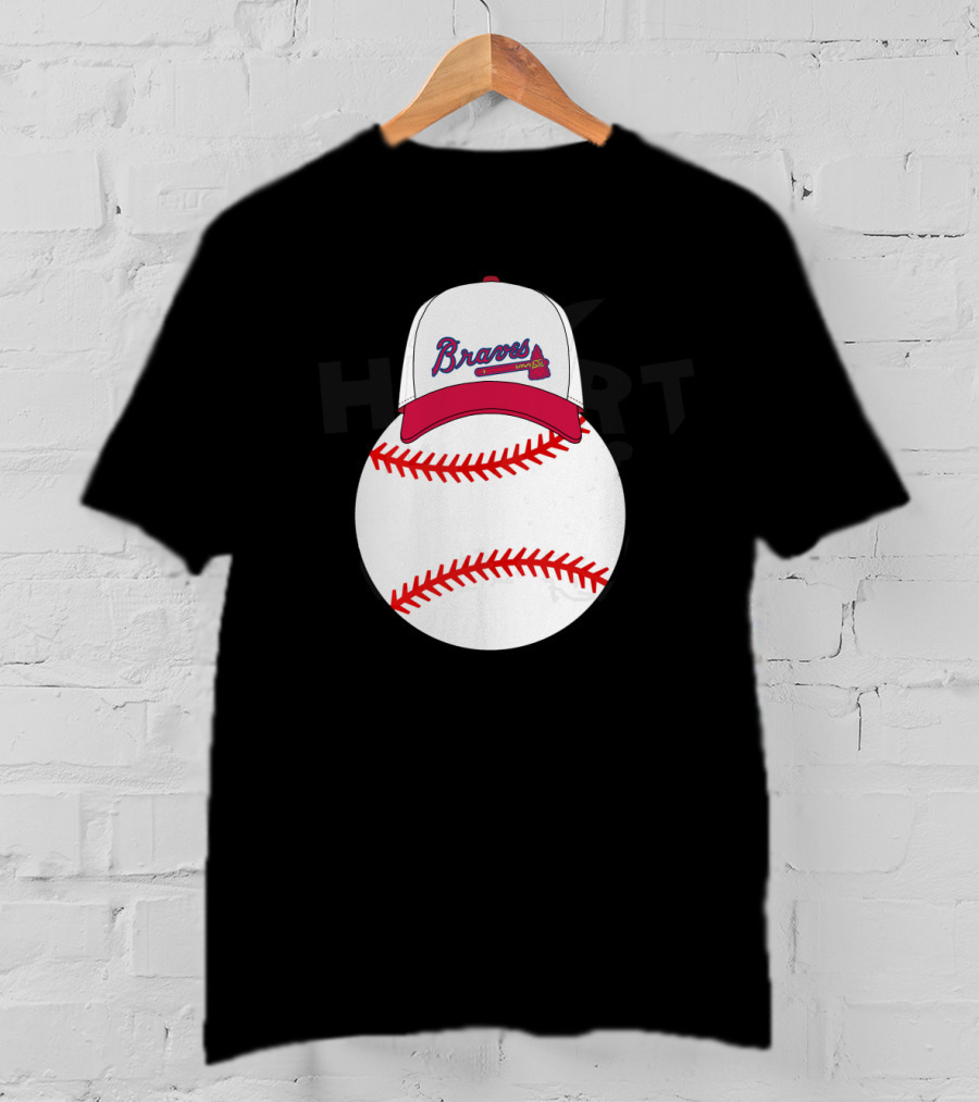 Atlanta Braves Mickey Mouse Hat Baseball T-Shirt