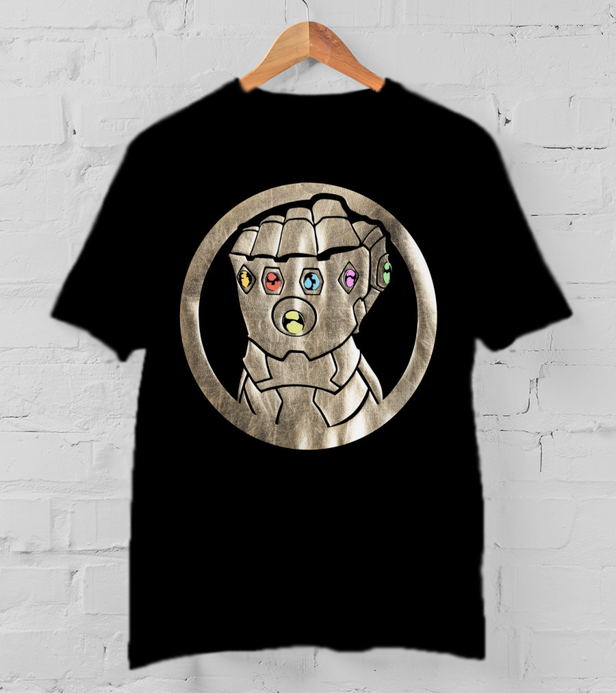 Avenger Infinity War Thanos Gauntlet With Infinity Stones T-Shirt
