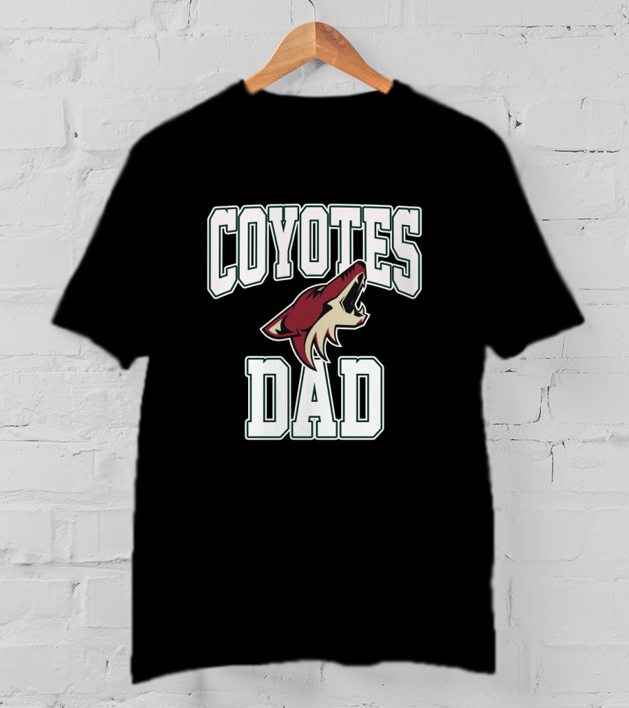 Arizona Coyotes Dad Fan Logo T-Shirt