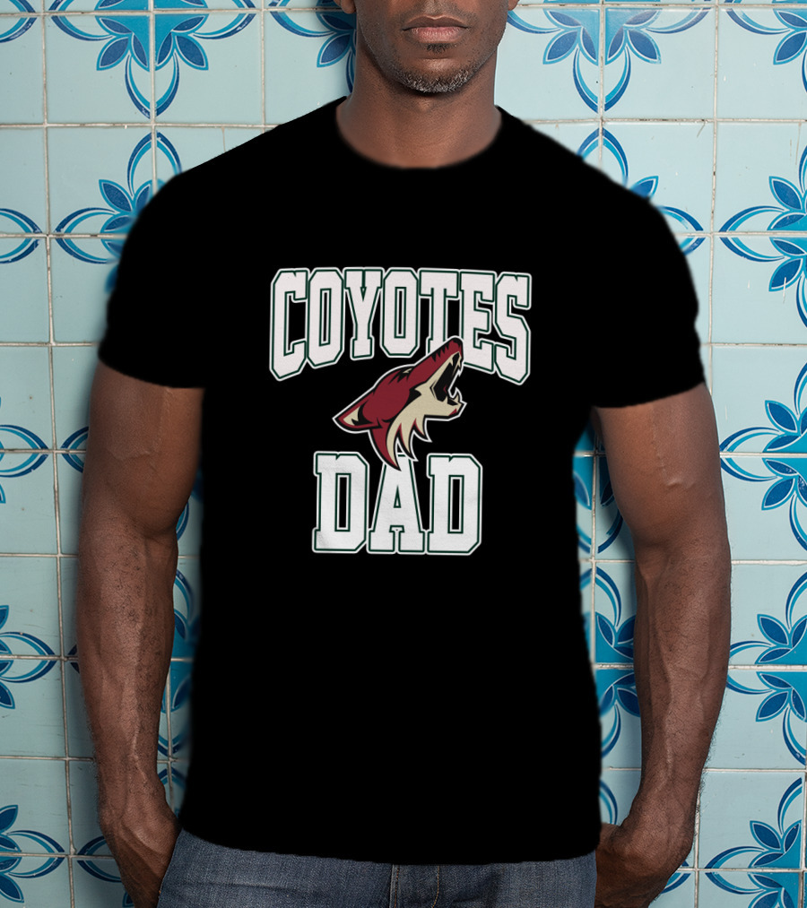 Arizona Coyotes Dad Fan Logo T-Shirt